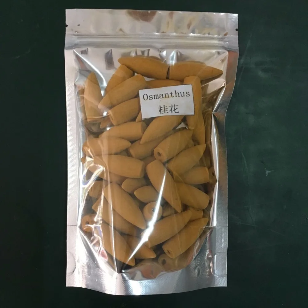 50 шт. больше 3 5 см натуральный рефлюкс башня благовония Сакура османтус жасмин