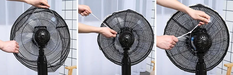 LOAAO домашние электрические Чехлы для вентиляторов Детские защита для пальцев Защитная сетка сетки крышка защита вентилятора офис пылезащитный чехол