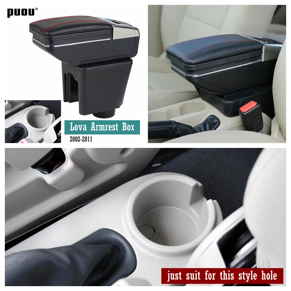 Для Chevrolet Aveo/Lova T200/T250 2002-2011 вращающийся Автомобильный Центральный консоль коробка для хранения подлокотник коробка usb зарядка пепельница