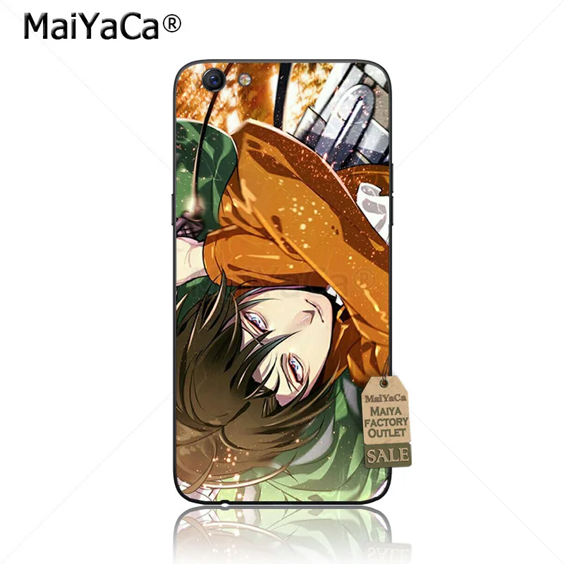 Классический чехол MaiYaCa из аниме атака на Титанов аксессуары для телефона OPPO R9s R11