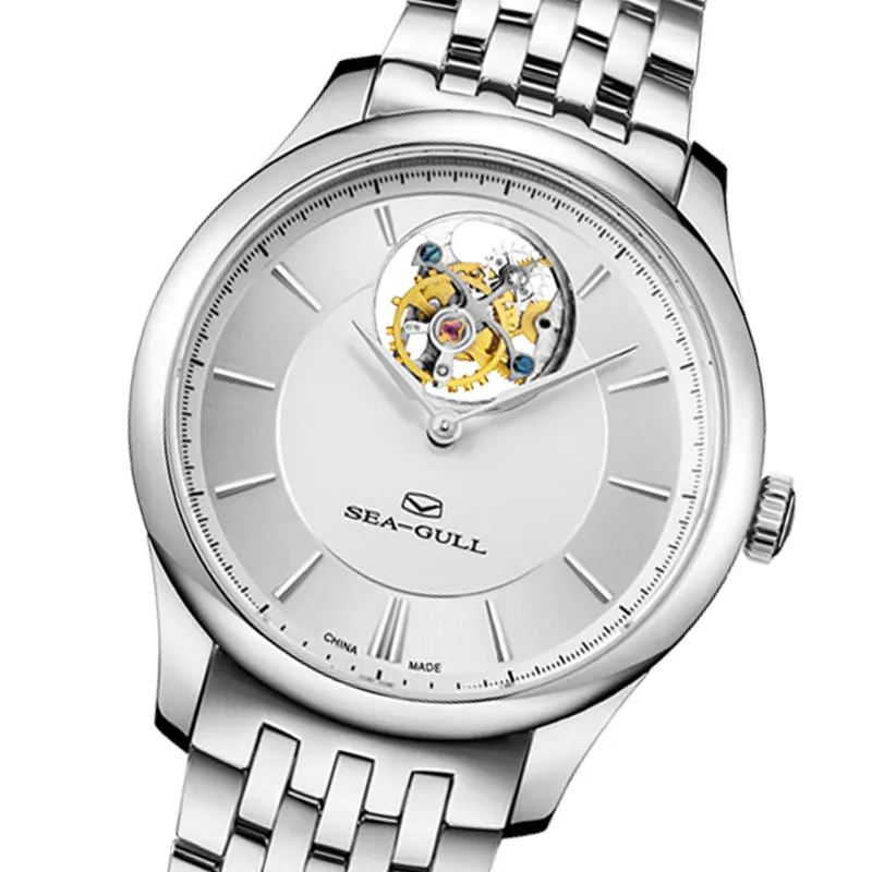 Часы Seagull Tourbillon 72H с запасом мощности механические часы с ручным заводом с сертификацией 816.12.8800 бесплатный ремешок