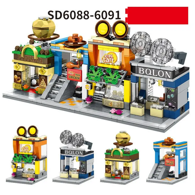 Составное здание блоки Совместимые частицы мальчик комбинации детские