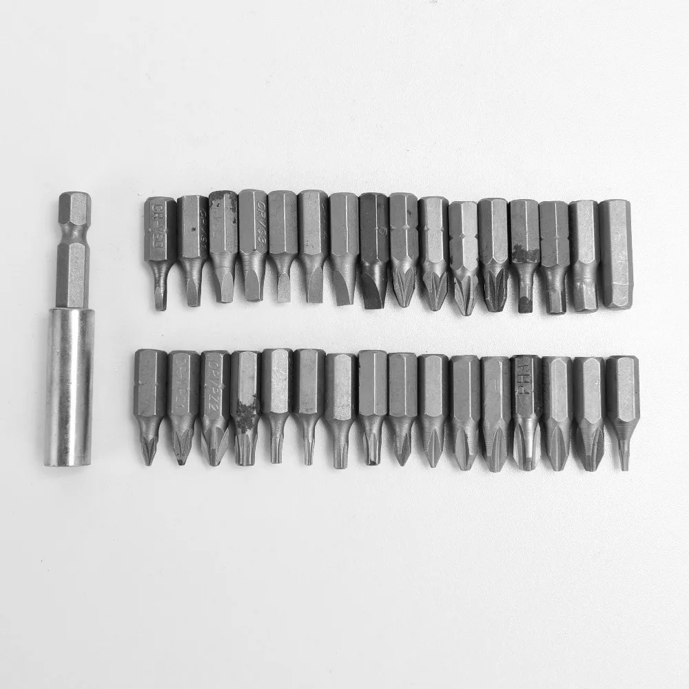 Набор защитных бит 33 шт. отверток 60 мм магнитный держатель шестигранный ключ Torx