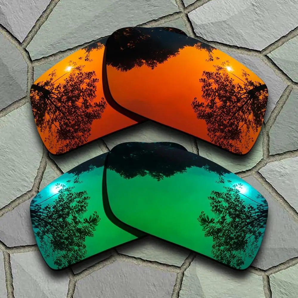 Red-Jade Green Солнцезащитные очки поляризованные Сменные линзы для солнцезащитных очков - Цвет линз: Red-Jade Green
