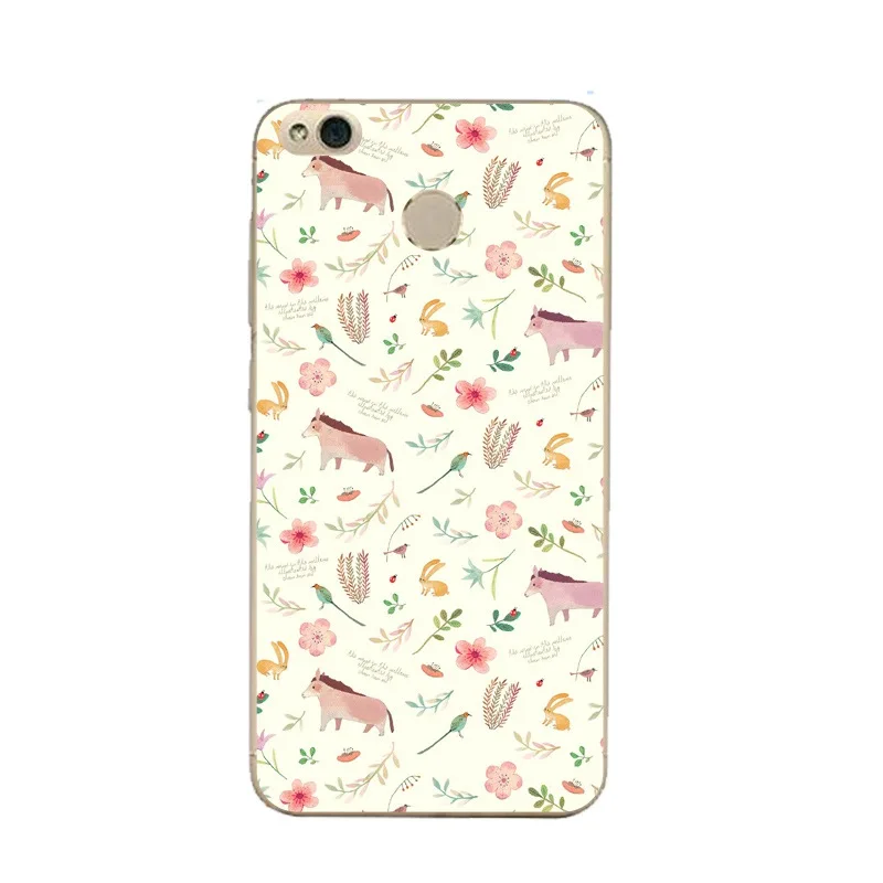 QMSWEI Clear Phone Case For Mi 6 5 5s note3 Redmi note4x 4x 3s 5a 4a note5a Rabbit Printed Shell Bag Protective Soft Cover |