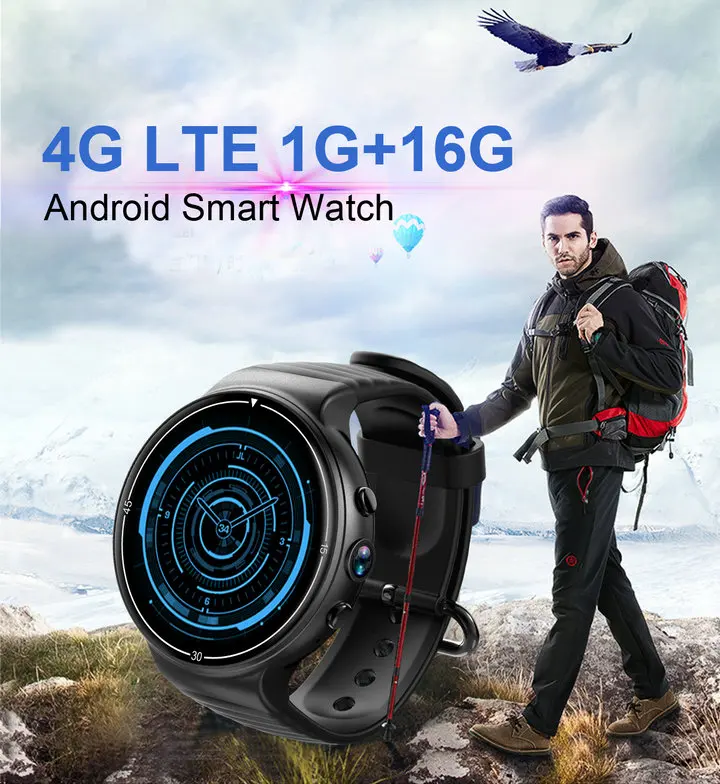 Смарт-часы 1,3" 400*400 AMOLED дисплей экран 4G gps wifi Bluetooth smartwatch мониторинг сердечного ритма для телефонов Android IOS