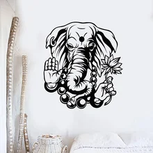 Индуистский слон God Ganesha Виниловая наклейка на стену с