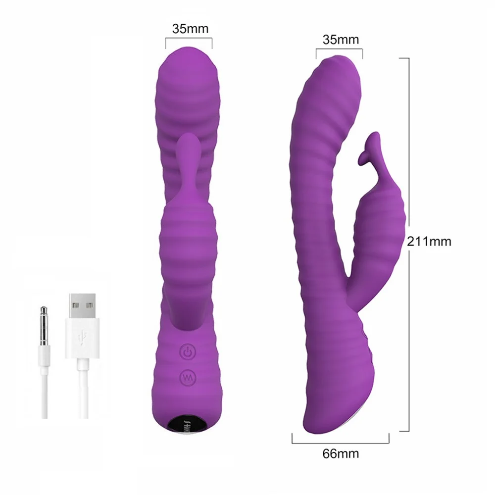 7 Speed of Vibrations Powerful Rabbit Vibrators for Women G Spot Massage Vagina and Clitoris Adult Sex Toys | Красота и здоровье