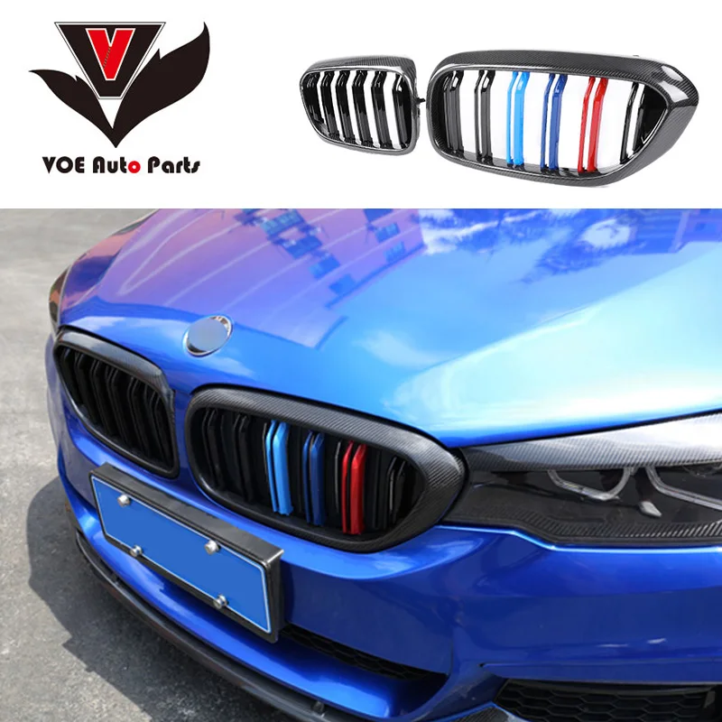 G30 M5 style Глянцевая M цветная решетка для автомобильного стайлинга переднего