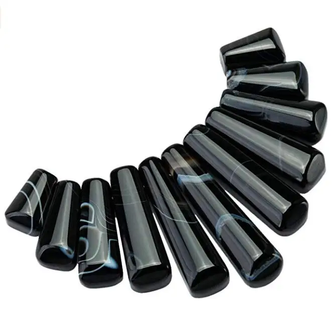 black Onyx Agate Yuteng 11 шт./компл. смешанный камень кулон из бисера комплект для изготовления ювелирных изделий ll8882 - Окраска металла: black Onyx Agate