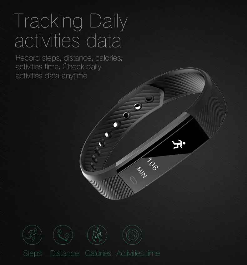 Смарт-браслеты фитнес-трекер умный браслет мужской Шагомер Bluetooth Smartband водонепроницаемый монитор сна наручные часы PK Fitbits
