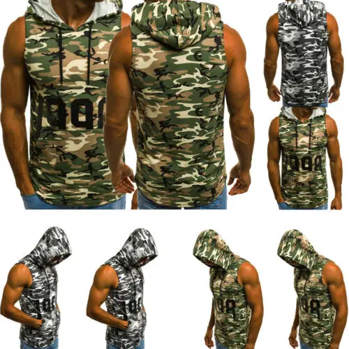 Новые модные горячие продажи мужские камуфляжные карманы без рукавов тонкие