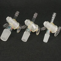 1423 1926 2429 2932mm joint t type adapter three way glass stopcock lab ware teaching