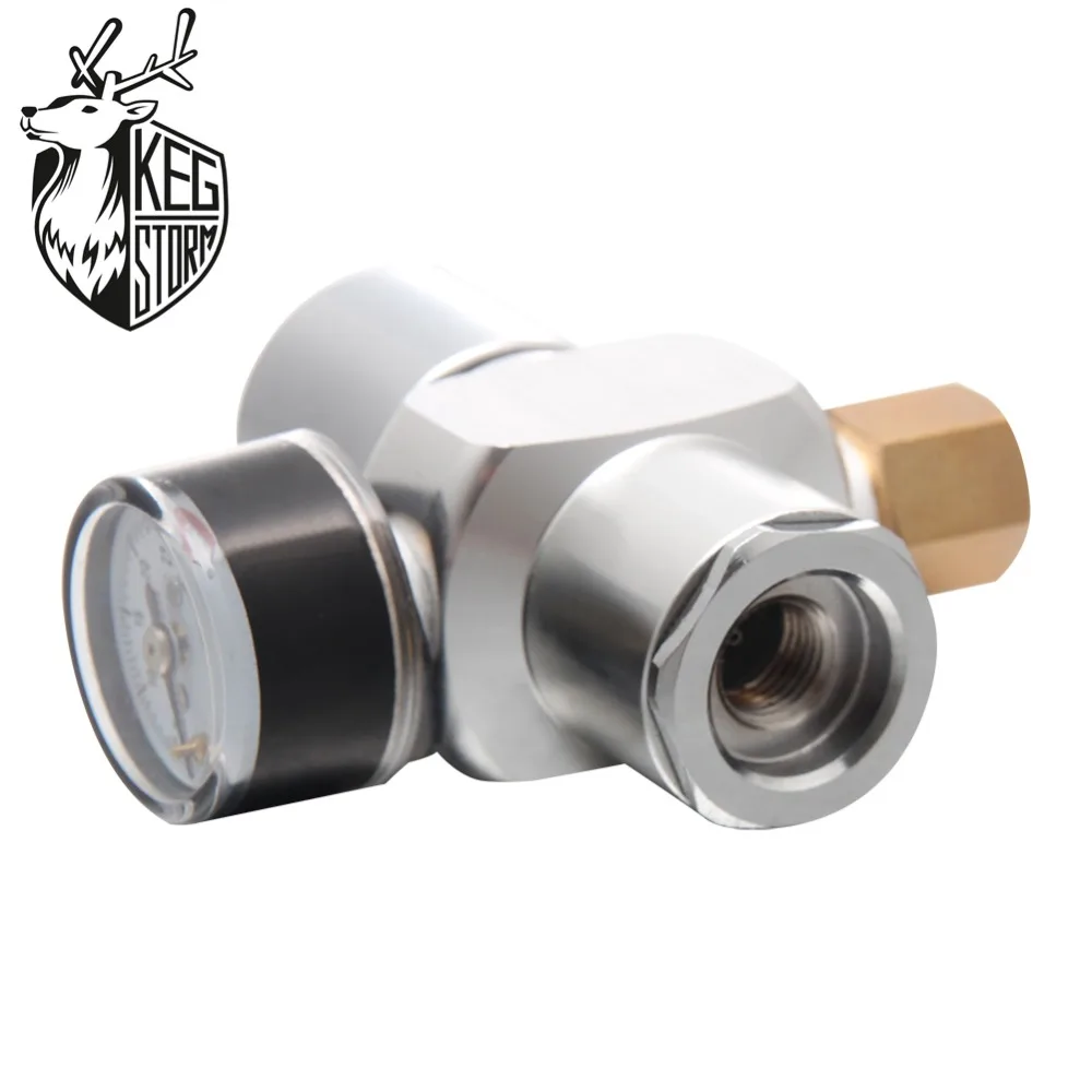 CO2 Keg газовый регулятор зарядное устройство KEG STORM Алюминий для Домашнего Пива