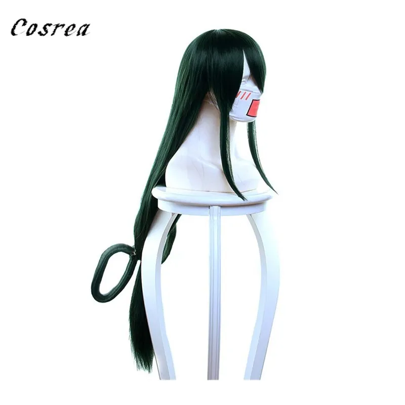 Аниме My Boku no Hero Academia Asui Tsuyu парик Мужские костюмы для косплея для женщин термостойкие длинные прямые волосы Хэллоуин Искусственные парики