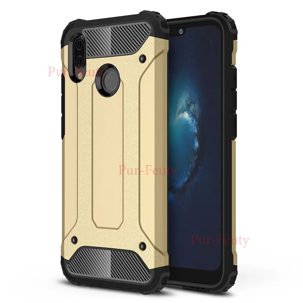 Встроенная чехол для Huawei p20 Lite P20Lite ANE-LX1 ANE-L02 мягкой ТПУ с Жесткий PC Обложка для Huawei p20 Pro Nova 3E телефон случаях