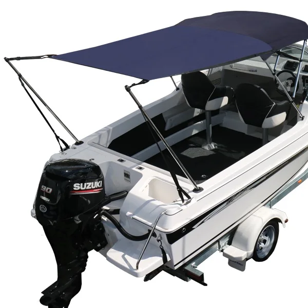 MA 046-2 Blue Океансаут лодка воздушный поток Bimini Top расширение солнцезащитный тент комплект с 32 мм Алюминиевых Полюсов MA 046 - Цвет: MA 046-2 Blue