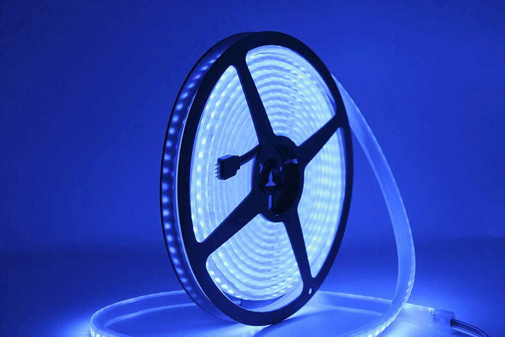 Высокая яркость RGB светодиодная лента 3535 изменяемый цвет DC12V гибкая лампа 120LED/m 5