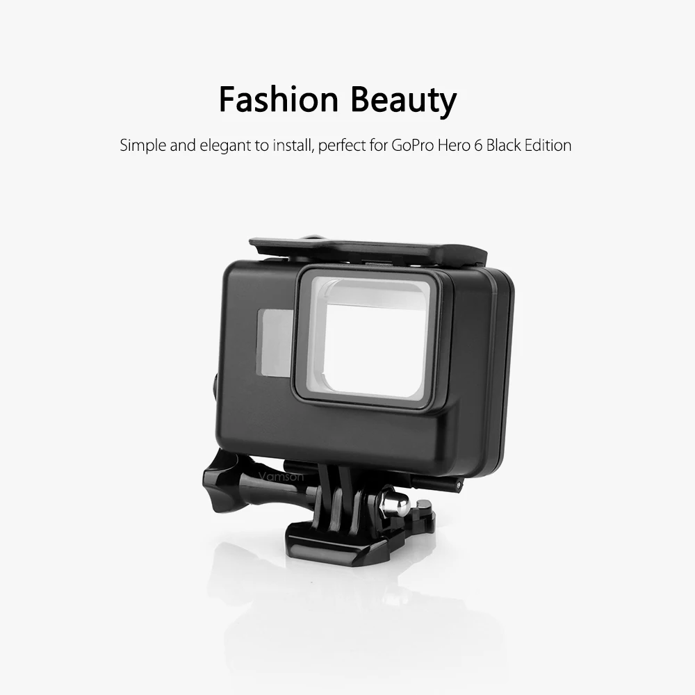 Vamson аксессуары для GoPro Hero 6 5 Дайвинг оболочка 60 м подводный водонепроницаемый