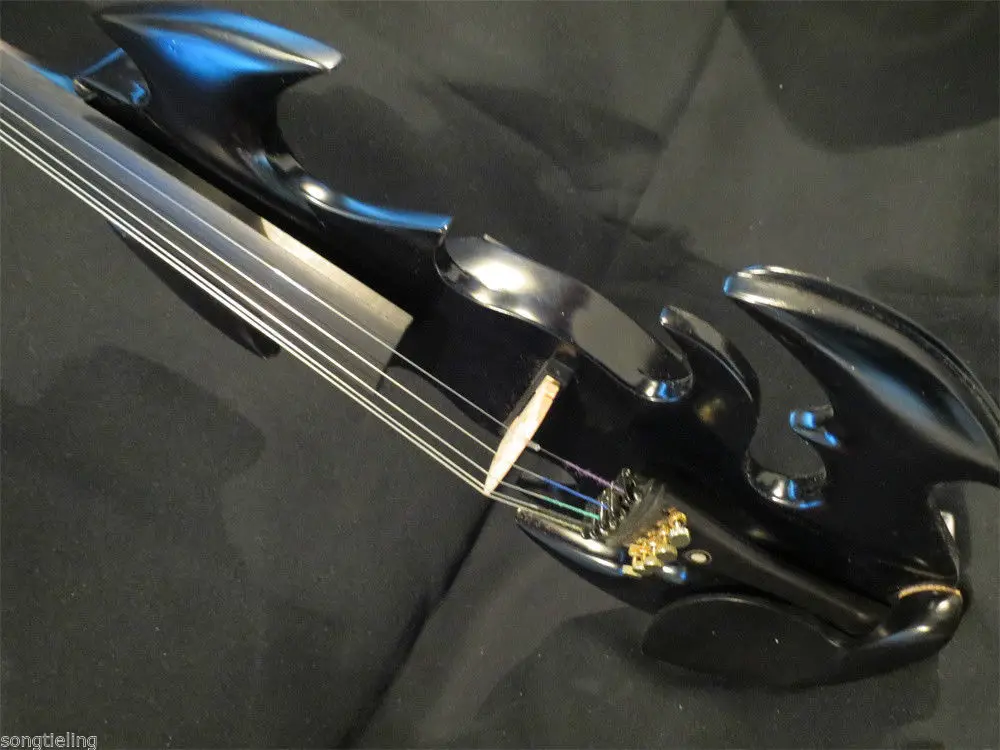 Хороший твердый дерево песня Топ Искусство обтекаемый черный 5 струн 4/4