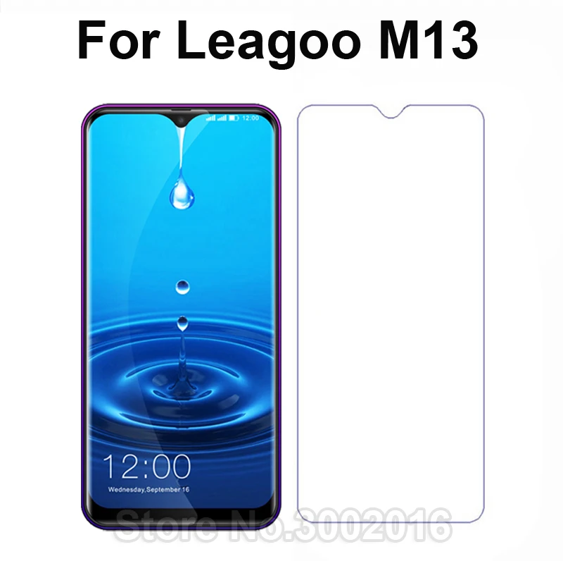 2 шт. чехол из закаленного стекла для Leagoo M13 M 13 9H Защитная пленка смартфона 6 1 дюйма
