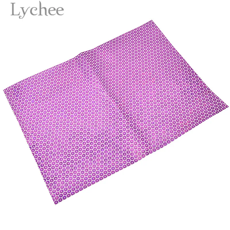Lychee 21x29 см A4 голограмма блесток искусственная кожа ткань высокое качество