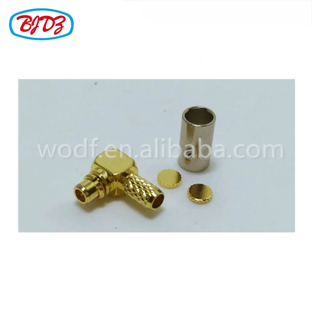 

Free Shipping 10 PCS MMCX(C2.5) Male right angle for RG316 Cable connector