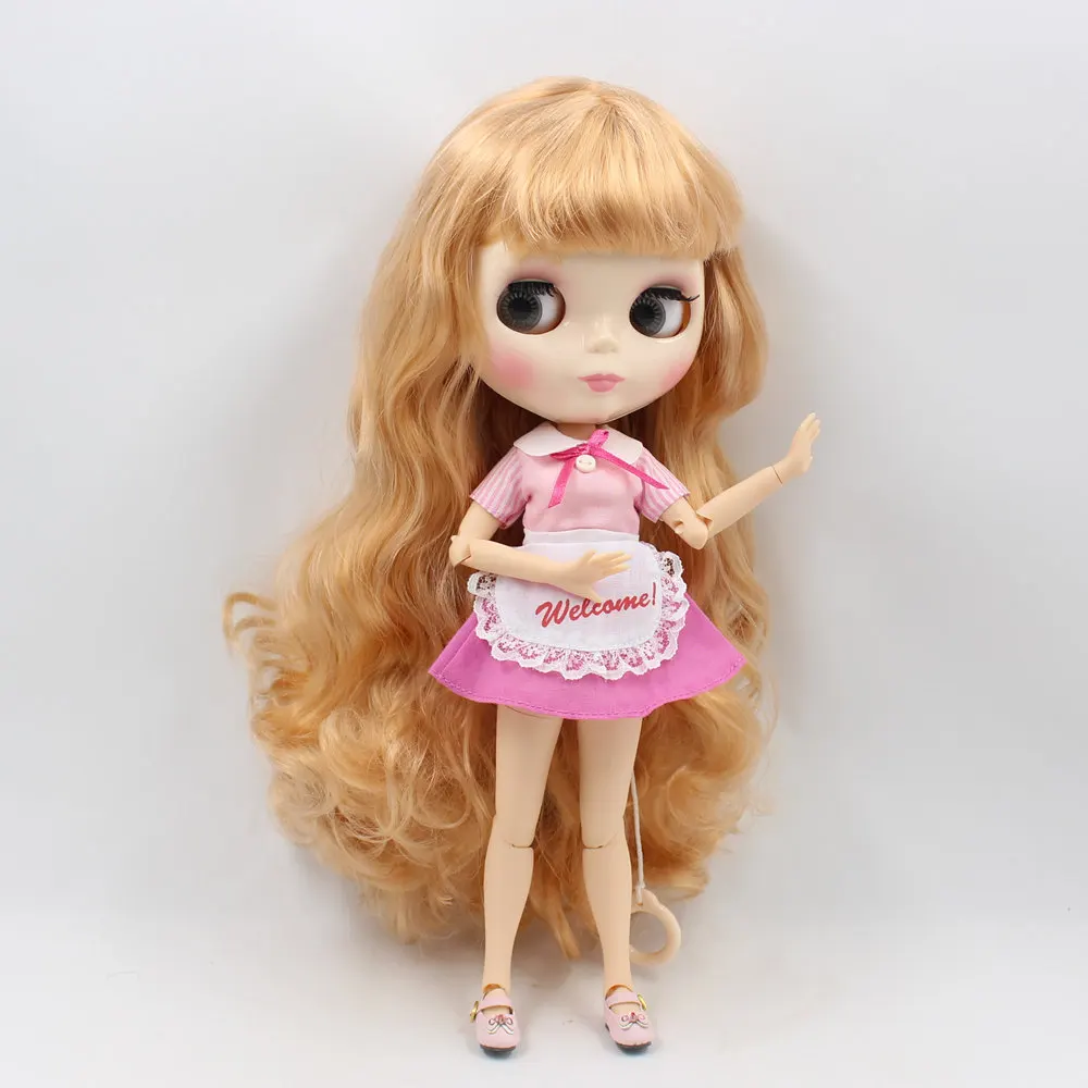 Ледяной DBS Blyth кукольные 1/6 30 см bjd BL331 светильник каштановые волосы с челкой для