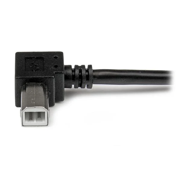 StarTech.com м 2 M USB 0 A to Right Angle B кабель-м/м Male/Male черный | Электроника