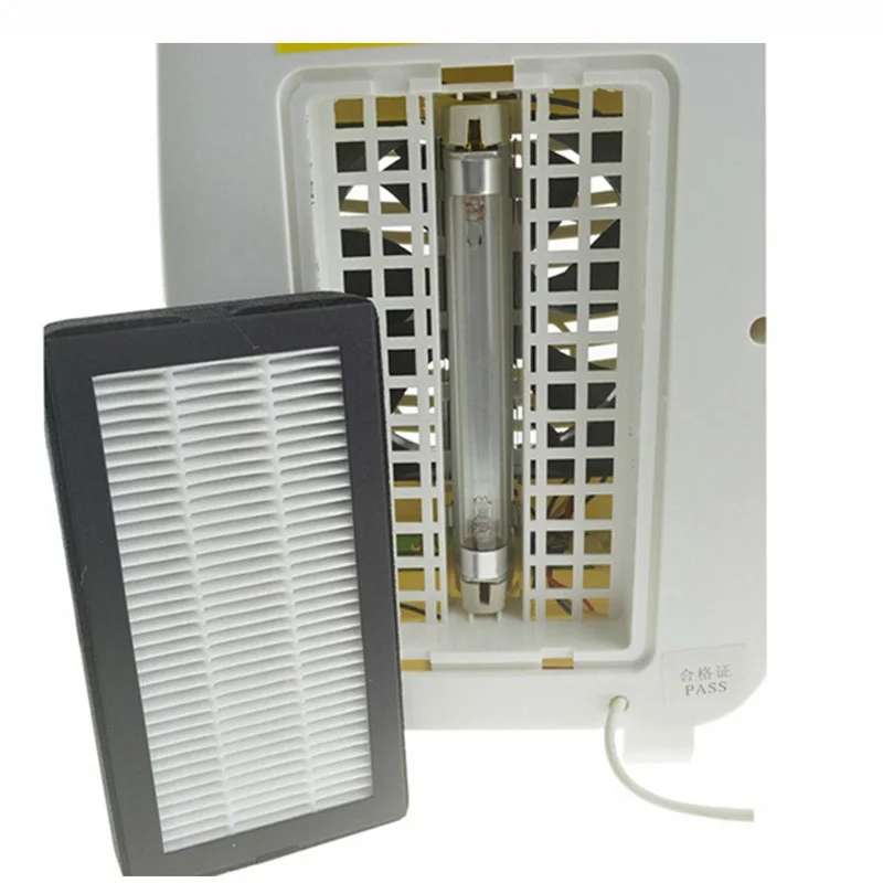 

Home Air Purifier Negative Ion Generator, Air Cleaner UV Lamp Sterilizer Ionizer Ozonizer Anion Activated Carbon Air Filter