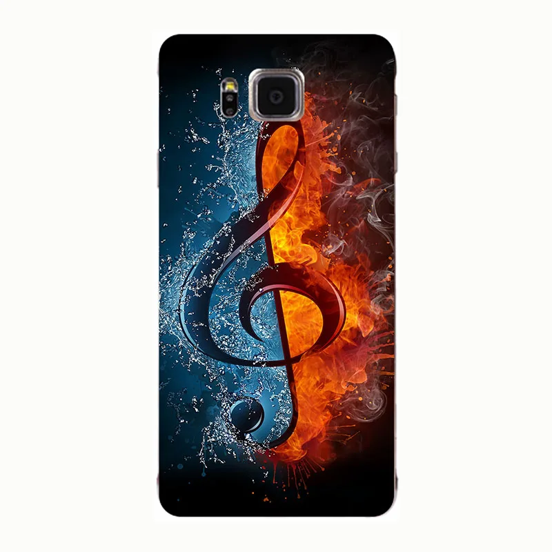 3D рельефный HD УФ окрашенный Мягкий силиконовый чехол ТПУ для samsung Galaxy Alpha G850 G8508