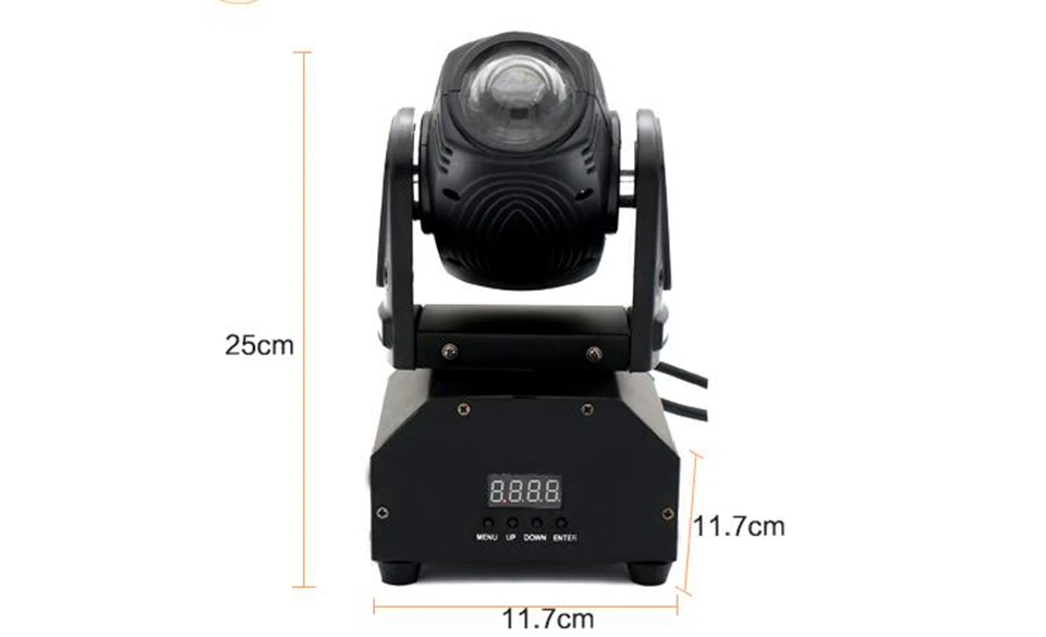 CREE 12 Вт 4в1 RGBW движущийся головной свет LED точечное освещение луч света DJ шоу диско