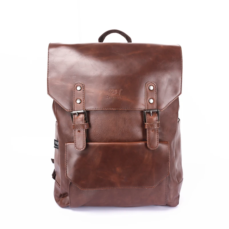 Мужской рюкзак из искусственной кожи Новая детская школьная сумка мужской для