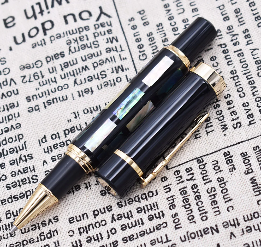 Шариковая ручка Jinhao большого размера с заправкой яркий жемчуг зеленая морская