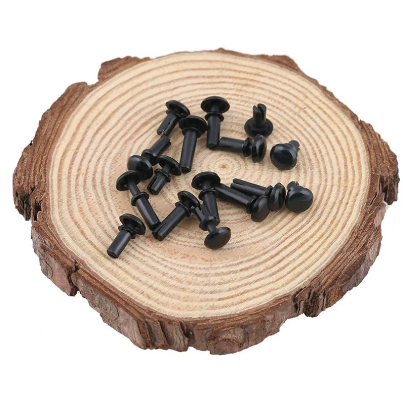 20 шт. чёрные нейлоновые пластиковые R-образные заклепки R2 R2.6 | Обустройство дома