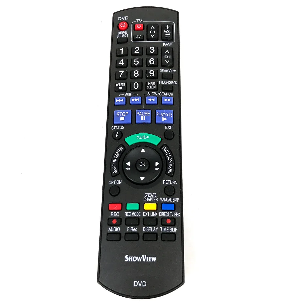 Используется оригинальный пульт дистанционного управления для Panasonic DVD N2QAYB000128 DMR