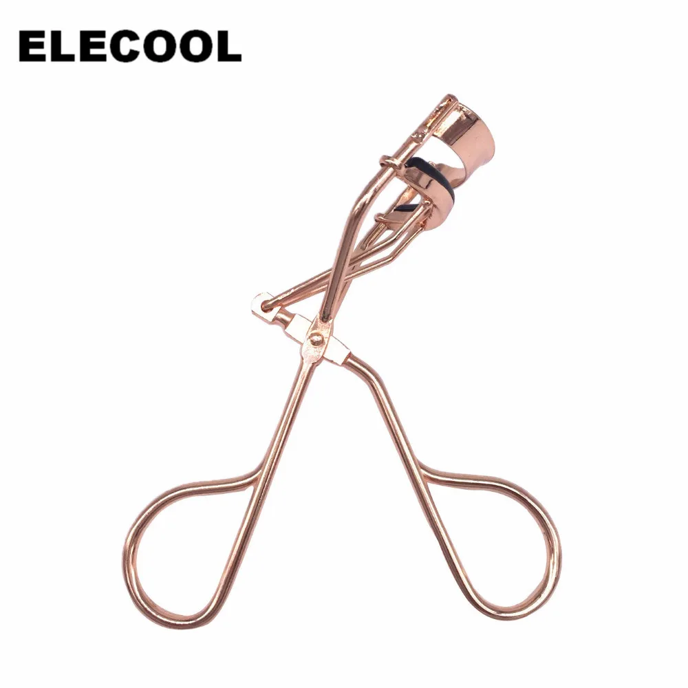 Женские щипцы для завивки ресниц ELECOOL 1 шт. зажим цвета розового золота + 10 сменных