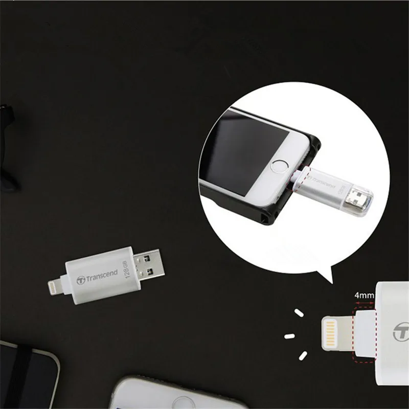 Для Apple Transcend мобильный телефон и диск iPhone6/6s/5/5S/iPad памяти expander USB3.1 3 64 ГБ/32 г с
