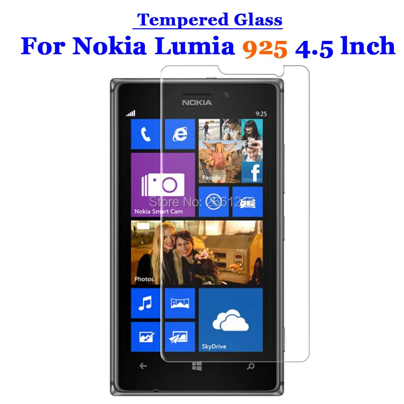 Для Lumia 925 закаленное стекло 9H 2.5D Премиум защитная пленка для экрана Microsoft Nokia 4