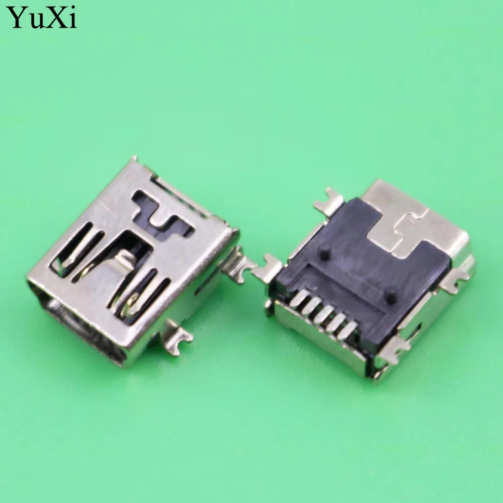 YuXi 10 шт./лот Mini USB Тип B SMD гнездо V3 5 контактный разъем для разъема MP3 MP4