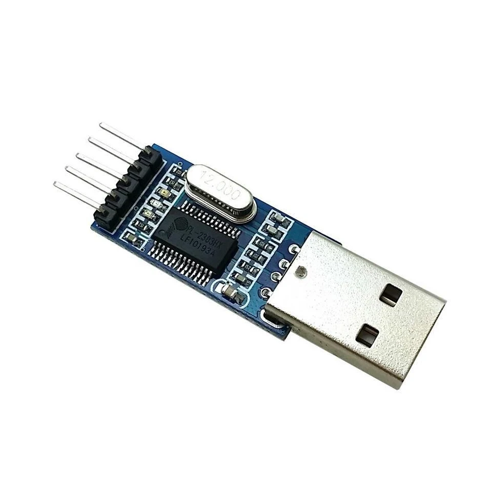 Модуль адаптера преобразователя PL2303 USB в RS232 TTL с пыленепроницаемой крышкой