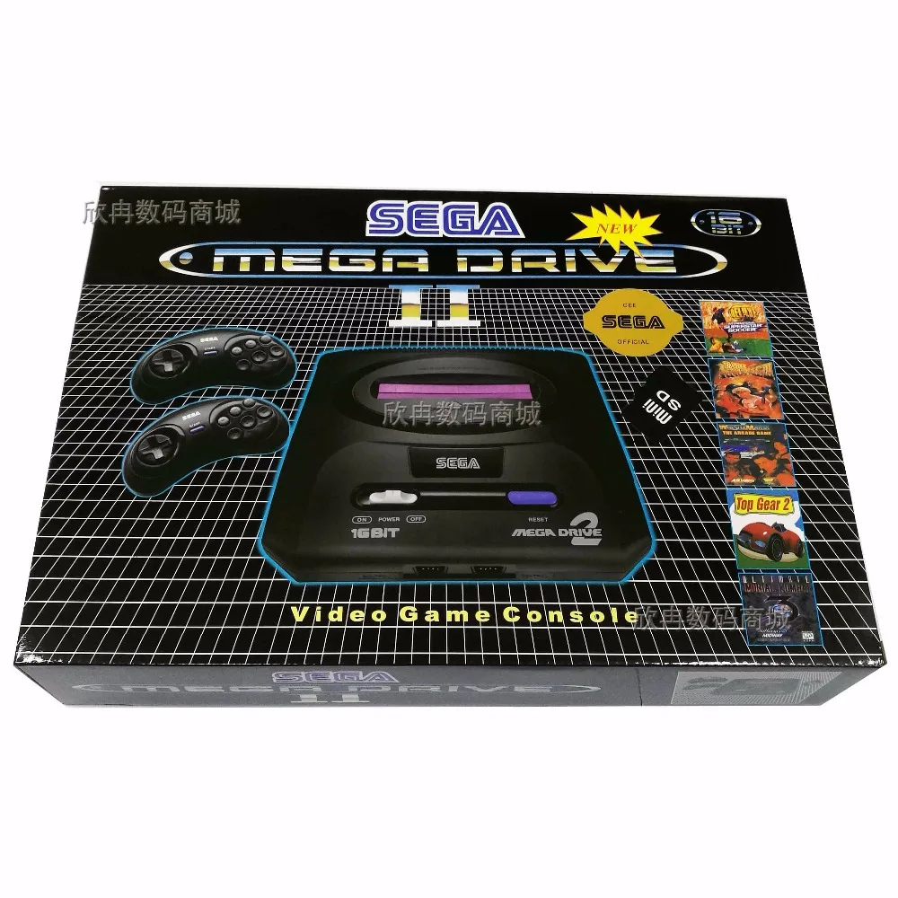 

Игровая консоль Sega Mega Drive MD2, 16 бит, с поддержкой SD-карты, 8 ГБ, игровая консоль в стиле ретро, с 2 контроллерами