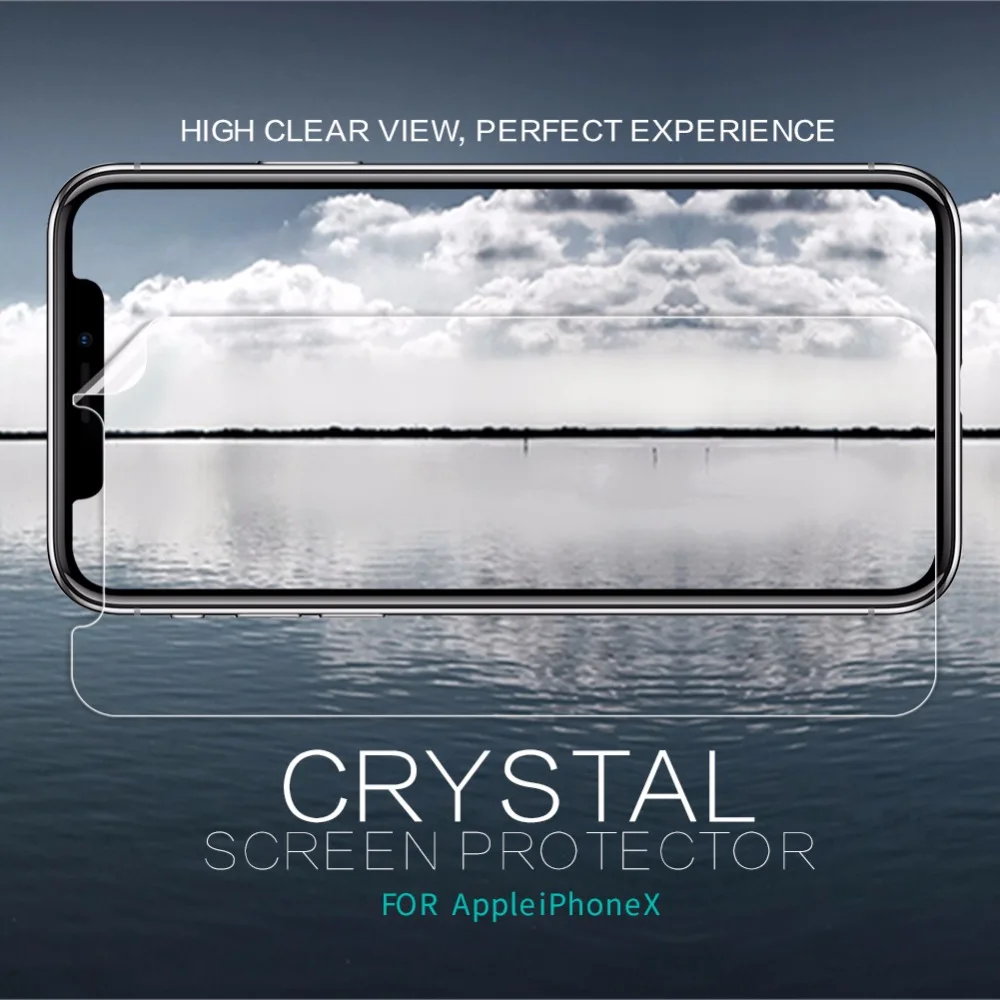 Nillkin HD скраб передняя + задняя пленка для Apple iPhone X Защита экрана XS Защитная