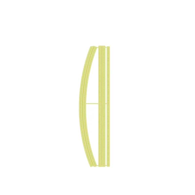 Naifumodo Curved Shape Border Metal Cutting Dies Scrapbooking Wave Edge Frame for Die Cut Card Making Album New 2019 | Дом и сад