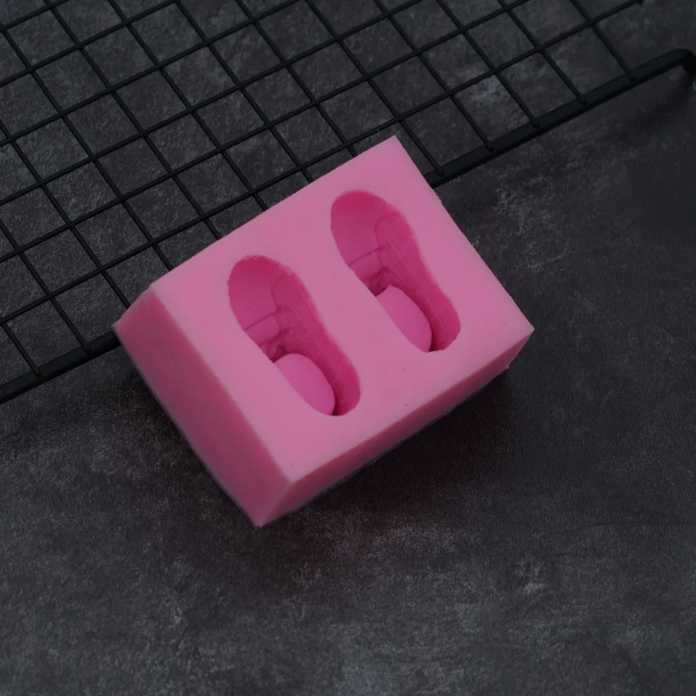 Силиконовая форма для детской обуви сахарная мастика помадка торт украшение