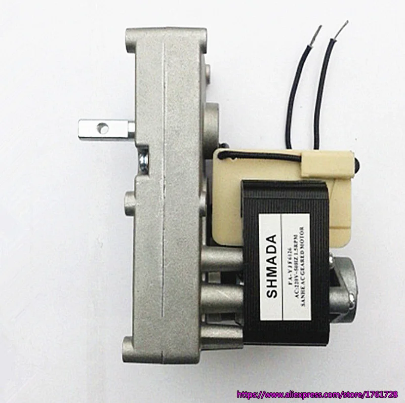 FA-YJF6130 1.5r/мин AC220V затененный полюс Мотор-редуктор/камин, печь/подающий двигатель