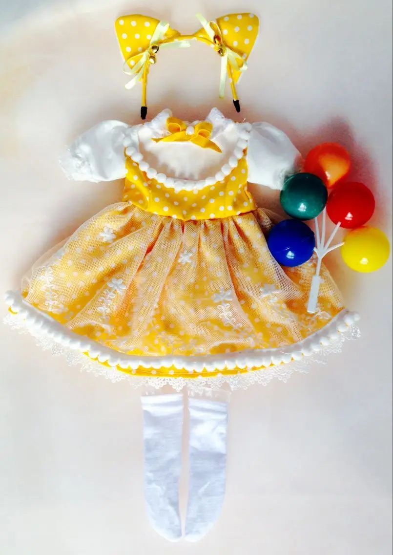 1 компл. kawaii Олень стиль платье одежда для Blyth куклы 11 ''11,5'' аксессуары Подарки