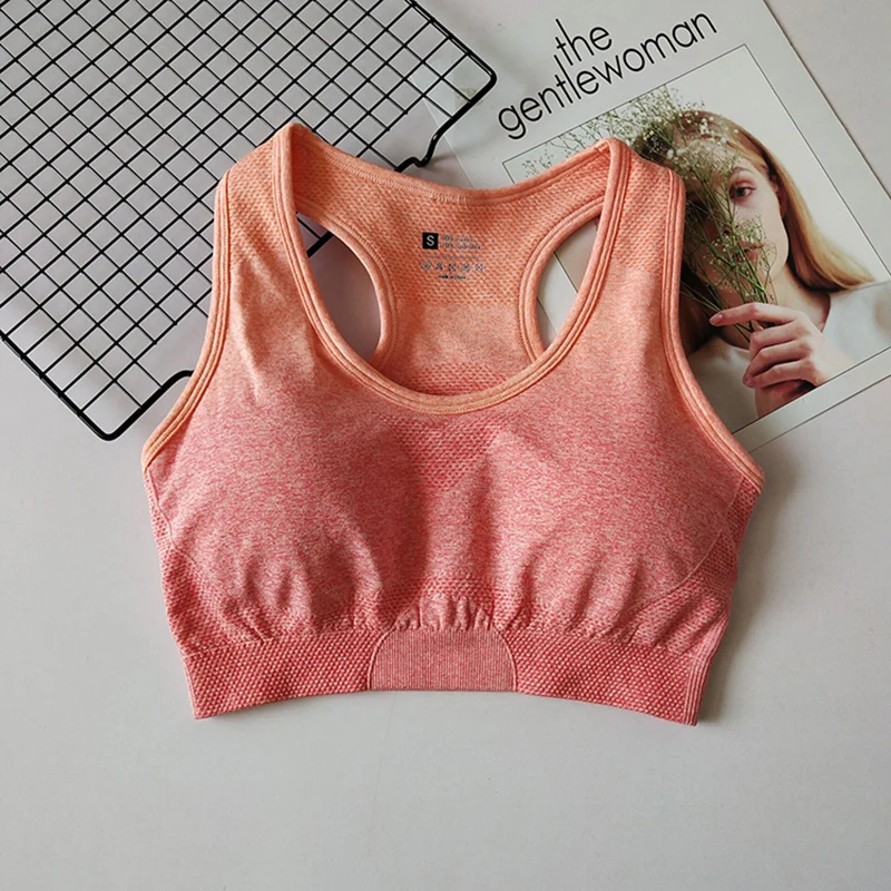 Новинка 2019 бесшовный мягкий спортивный бюстгальтер для тренировок