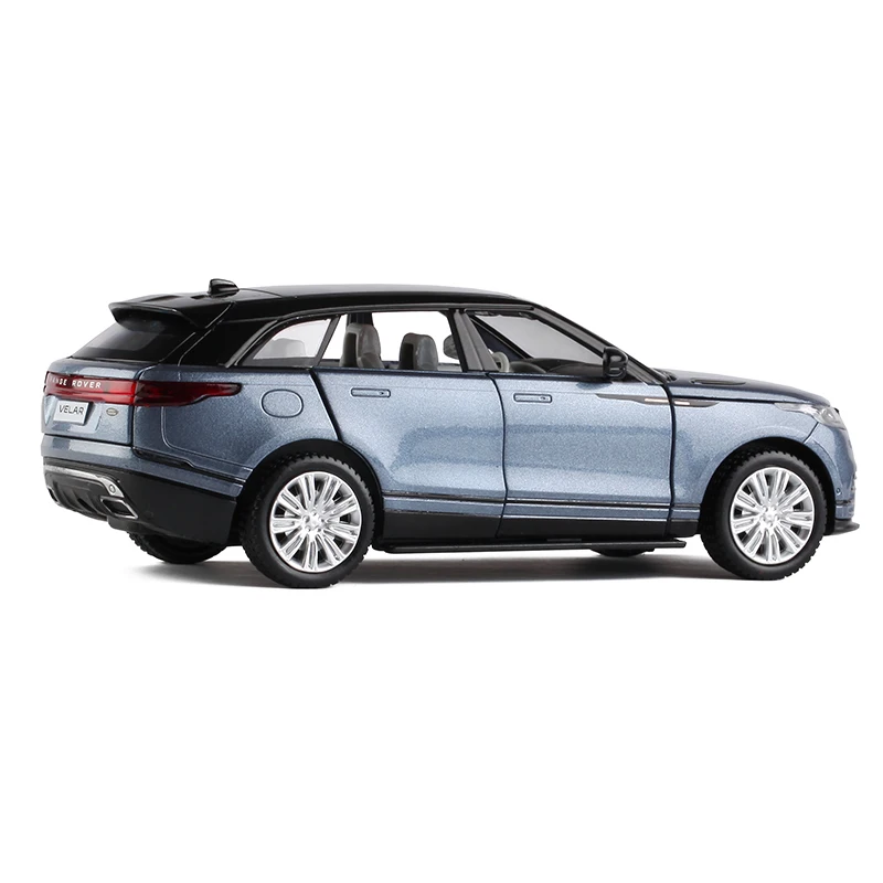 Изысканный подарок 1:32 Velar внедорожная модель из сплава, имитация литого металла звук и светильник возврат 6 дверей модель внедорожника
