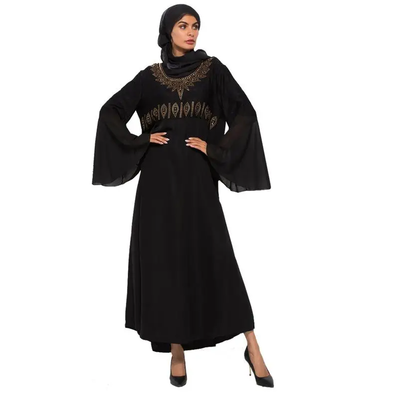 Женские мусульманские длинные платья с длинным рукавом Abaya Jilbab любой случай